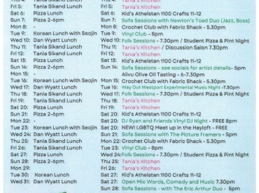 What's On July@The Cups